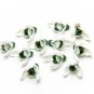 Snowdrops Flowers Beads Polymer Clay Beads White Handmade Beads Jewelry supplies