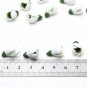 Snowdrops Flowers Beads Polymer Clay Beads White Handmade Beads Jewelry supplies