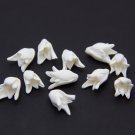 White buds lily flower beads, White flower beads 1.5-1.7cm Floral lilies beads Supplies beads White buds lily flower beads, White flower beads 1.5-1.7cm Floral lilies beads Supplies beads
