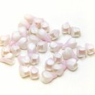Pearl / Pink Flowers Buds polymer clay, Floral Beads Making jewelry Pearl / Pink Flowers Buds polymer clay, Floral Beads Making jewelry