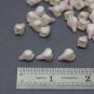 Pearl / Pink Flowers Buds polymer clay, Floral Beads Making jewelry