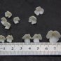 Pearl Small flowers beads 0.8cm, Floral beads with three petals, Supplies beads