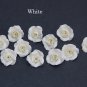 Pearl Roses Beads (5pcs) 0,6"-0,8" (1,5-2cm), Floral rose beads polymer clay