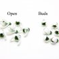 Snowdrops Flowers Beads Polymer Clay Beads White Handmade Beads Jewelry supplies