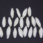 Eucalyptus leaves beads Leaf polymer clay beads for jewelry