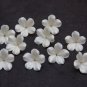 Pearl Flowers Beads Making jewelry 1"( 2.5 cm), Polymer clay flower beads