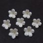 Pearl Flowers Beads Making jewelry 1"( 2.5 cm), Polymer clay flower beads