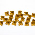 Gold Floral beads Making jewelry, Flower Beads Polymer Clay , Craft Gold Lilac Flowers 9-10mm Gold Floral beads Making jewelry, Flower Beads Polymer Clay , Craft Gold Lilac Flowers 9-10mm