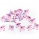 Lilac Flower Beads  Polymer Clay Jewelry Making, Pink-Purple Flowers Beads 0,4"-0.48"(10-12mm)