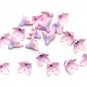 Lilac Flower Beads  Polymer Clay Jewelry Making, Pink-Purple Flowers Beads 0,4"-0.48"(10-12mm)