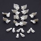 White wisteria flowers beads making jewelry, White Wisteria buds beads clay 0.6-0.68" (1.5-1.7cm) White wisteria flowers beads making jewelry, White Wisteria buds beads clay 0.6-0.68" (1.5-1.7cm)