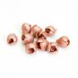 Pearl Brown Buds Roses Beads (10pcs) Brown Roses Flower Beads Polymer clay 0,24"-0,28"(0,6-0,7cm)