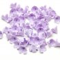 Lilac Flowers Beads Polymer Clay (Set 10 pcs), Floral Beads Jewelry Making 0.4"-0.48"(10-12mm)