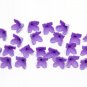 Purple Lilac Flower Beads Polymer Clay (20 pcs) Serenity Unique Beads Jewelry Making