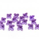 Lilac beads, Floral beads polymer clay Beads jewelry making, lilac flowers 10-12mm