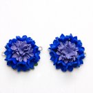 Cornflower Flower Caboshons Polymer Clay , Cornflower beads, Cornflower Supplies