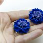 Cornflower Flower Caboshons Polymer Clay , Cornflower beads, Cornflower Supplies
