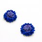 Cornflower Flower Caboshons Polymer Clay , Cornflower beads, Cornflower Supplies