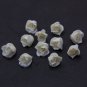 Pearl Buds Roses Polymer clay 0,36 "-0,4" (0,9-10mm), Roses Beads Jewelry Makingg jewelry