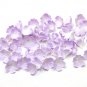 White/Lilac Flower Beads Jewelry Making 0,6" (1.5 cm ), Lilac outside the flower, white inside.