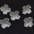 Pearl Flower Beads Polymer Clay 1"(2.5-3cm), Flower Clay Tiara Making