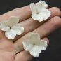 Pearl Flower Beads Polymer Clay 1"(2.5-3cm), Flower Clay Tiara Making