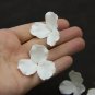 White Flower Beads 1"(2,5cm), 1.4"(3,5cm), Wedding Beads