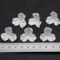 White Flower Beads 1"(2,5cm), 1.4"(3,5cm), Wedding Beads