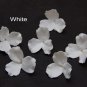 White Flower Beads 1"(2,5cm), 1.4"(3,5cm), Wedding Beads