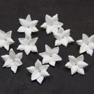 White Lily flowers Beads, Polymer Clay Beads, lily flowers 2-2.5cm Supplies handmade beads