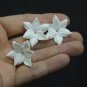 White Lily flowers Beads, Polymer Clay Beads, lily flowers 2-2.5cm Supplies handmade beads