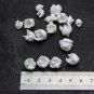 Polymer Clay Yucca Flower and Bud for Jewelry Making, White Flower Beads Polymer Clay