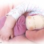 DIY Waldorf swaddle sleeping doll 11 inch (27 cm) tall. PDF sewing pattern and tutorial.