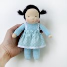Waldorf doll 7 inch (18 cm) tall. Pocket doll-Steiner doll-cloth doll