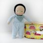 Waldorf doll 7 inch (18 cm) tall. Pocket doll-Steiner doll-cloth doll