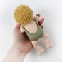 DIY Waldorf baby doll 7 inch (18 cm) tall. PDF sewing pattern and tutorial.