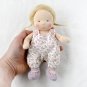 DIY Waldorf baby doll 7 inch (18 cm) tall. PDF sewing pattern and tutorial.