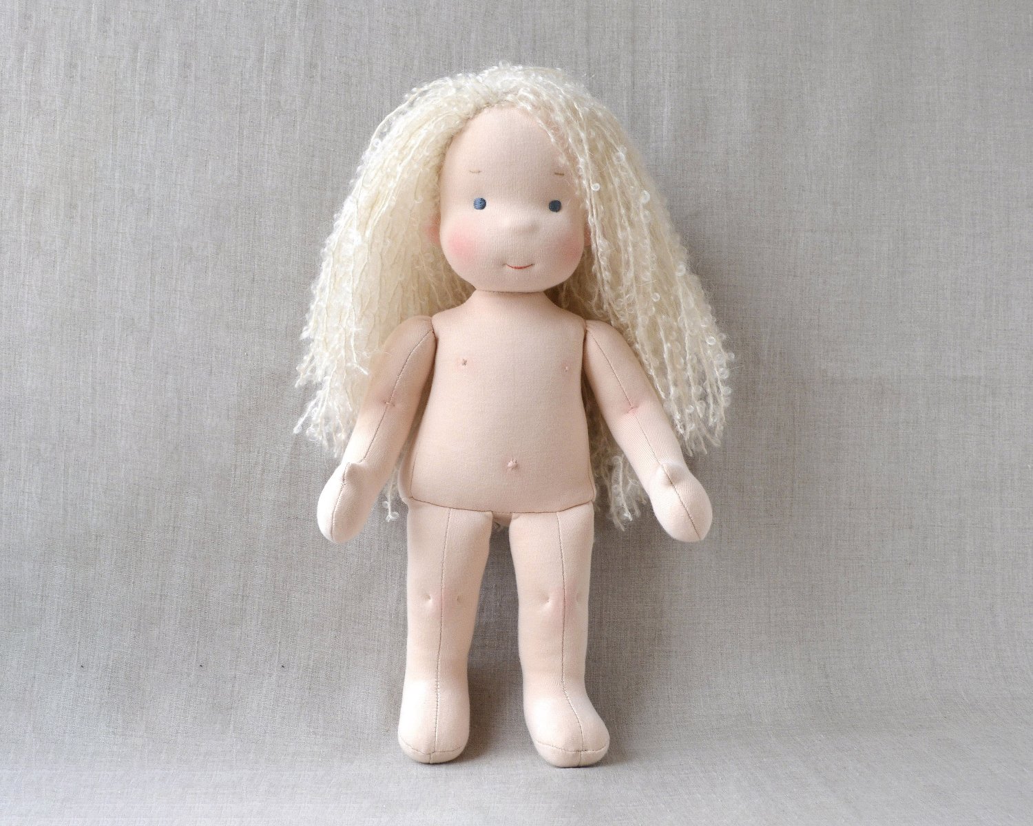 DIY Waldorf doll 15 inch (38 cm) tall. PDF pattern and tutorial ...