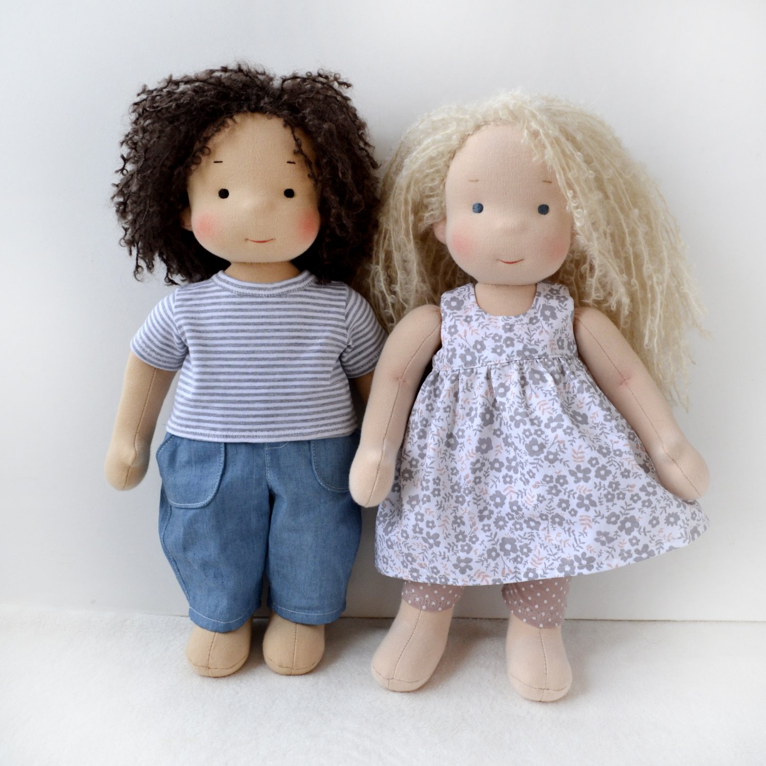 DIY Waldorf doll 15 inch (38 cm) tall. PDF pattern and tutorial ...