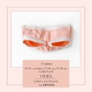 DIY UNDIES 3 sizes for Waldorf doll. PDF sewing pattern and tutorial.