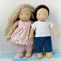 DIY classic Waldorf doll 13''/33cm tall. PDF pattern and tutorial. Patterns of doll clothes as bonus