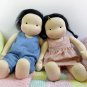 DIY classic Waldorf doll 13''/33cm tall. PDF pattern and tutorial. Patterns of doll clothes as bonus