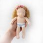 DIY Waldorf doll 7 inch (18 cm) tall. PDF pattern and tutorial. Patterns of doll clothes as bonus!