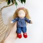 CUSTOM Waldorf doll 7 inch (18 cm) tall. Natural organic Steiner doll