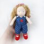 CUSTOM Waldorf doll 7 inch (18 cm) tall. Natural organic Steiner doll