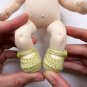 DIY Crochet booties for Waldorf dolls. 3 sizes. PDF crochet patterns and tutorials.