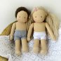clothes for Waldorf  doll 13 inch (33 cm) tall. PDF sewing patterns and tutorial.
