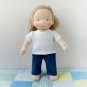 clothes for Waldorf  doll 11 inch (28 cm) tall. PDF sewing patterns and tutorial.