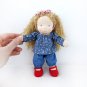clothes for Waldorf  doll 7 inch (18 cm) tall. PDF sewing patterns and tutorial.