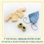 DIY Cardigan, Booties & Hat for a 7 inch (18 cm) Waldorf doll.